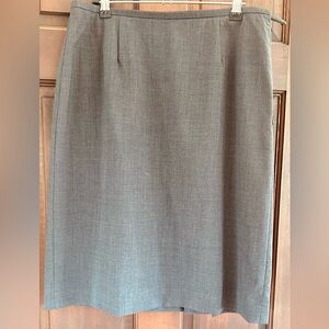 Ann Taylor Gray Pencil Skirt